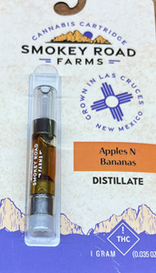 Smokey Road - Distillate Cart - Apples and Bananas (H) 1g