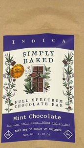 Simply Baked - Mint Chocolate Chip Bar (I) 100mg