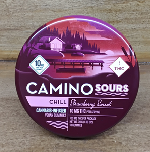 Camino Sours Strawberry Sunset 10mg THC 10 Pack