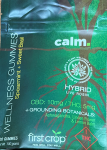 First Crop - Calm Wellness Gummies 100mg