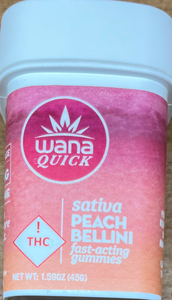 Wana - Fast Acting Peach Bellini (S) 100mg