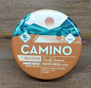 Camino Freshly Squeezed 10mg THC 10mg CBG 10 Pack